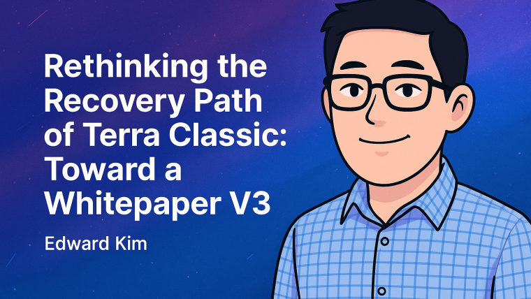 Ed Kim illustrated as an avatar, symbolizing a new vision for the Terra Classic whitepaper v3