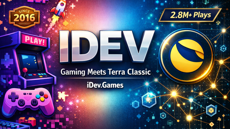 IDEV token integration on Terra Classic connecting a proven gaming platform with blockchain rewards